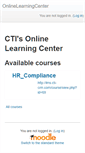Mobile Screenshot of lms.cti-crm.com